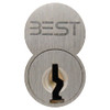 1C6Q1626 Q Keyway BEST 6-Pin SFIC Core Uncombinated in Satin Chrome