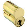 7100CRP-UCXFB 4 (4PK) Arrow Lock 7-Pin SFIC Core Uncombinated F - Best Keyway in Satin Brass