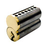 CB849 E 605 Falcon 7-Pin SFIC Core Uncombinated E - Best Keyway in Bright Brass
