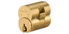 320201-05-00S Medeco Biaxial 6-Pin LFIC Core 00 Keyway Sub-Assembled in Bright Brass
