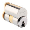310100K-26-8ES Medeco KeyMark 6-Pin LFIC Core 8E Keyway Sub-Assembled in Satin Chrome