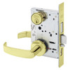 8243-LNL-3 Sargent 8200 Series Entry/Office Mortise Lock in Bright Brass
