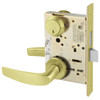 8226-LNB-4 Sargent 8200 Series Mortise Lock in Satin Brass