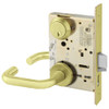 8255-LNJ-4 Sargent 8200 Series Entry/Office Mortise Lock in Satin Brass