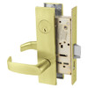 8255-LW1L-4 Sargent 8200 Series Entry/Office Mortise Lock in Satin Brass