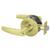 28-11G17-LB-04 Sargent 10 Institution Cylindrical Lock in Satin Brass
