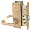 8255-WTJ-10 Sargent 8200 Series Entry/Office Mortise Lock in Satin Bronze