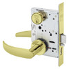 8255-LNP-3 Sargent 8200 Series Entry/Office Mortise Lock in Bright Brass