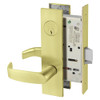 8237-LE1L-4 Sargent 8200 Series Classroom Mortise Lock in Satin Brass