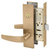 8225-LE1B-10 Sargent 8200 Series Dormitory Mortise Lock in Satin Bronze