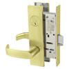 8205-LW1L-4 Sargent 8200 Series Entry/Office Mortise Lock in Satin Brass