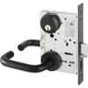 8255-LNJ-BSP Sargent 8200 Series Entry/Office Mortise Lock in Black Suede