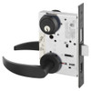 8246-LNP-BSP Sargent 8200 Series Dormitory Mortise Lock in Black Suede