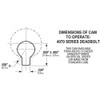 4036-02-02-313 Adams Rite Mortise Cylinder