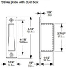 4001-012-628 Adams Rite MS Deadlock Strike