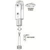 4085-02-IB Adams Rite Header Bolt for Pairs of Doors