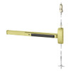 MD8673G-RHR-4 Sargent Concealed Vertical Rod Exit Device in Satin Brass
