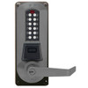 Eplex Electronic Pushbutton Lock in Black with Satin Chrome Accents Finish