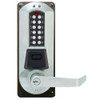 Eplex Electronic Pushbutton Lock in Bright Chrome Finish