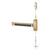 MD8606E-RHR-10 Sargent Concealed Vertical Rod Exit Device in Satin Bronze