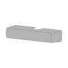 1260-72-LTBRZ LCN 1260 Series Cover in Light Bronze Finish