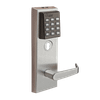 BEST 45HZ EZ-Series Keypad Electronic Mortise Lock, Contour Angle-Return Lever, Satin Chrome 626