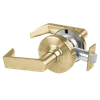 ALX10-RHO-606 Schlage Rhodes Cylindrical Lock in Satin Brass