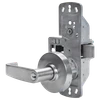 Sargent 28C LL classroom lever exit trim, L lever on rose, satin chrome