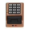 PDK3000-MB Alarm Lock Trilogy Electronic Narrow Style Digital Lock in Metallic Bronze Finish