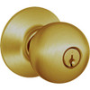 A80PD-ORB-609 Schlage Orbit Commercial Cylindrical Lock in Antique Brass