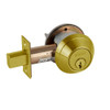 B660P-606 Schlage B660 Bored Deadbolt Locks in Satin Brass