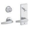 S280PD-JUP-619 Schlage S280PD Jupiter Style Interconnected Lock in Satin Nickel