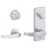 S280PD-NEP-626 Schlage S280PD Neptune Style Interconnected Lock in Satin Chromium Plated