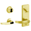S251JD-NEP-606 Schlage S251PD Neptune Style Interconnected Lock in Satin Brass