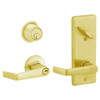 S280PD-SAT-605 Schlage S280PD Saturn Style Interconnected Lock in Bright Brass