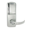 CO200-CY-70-MS-SPA-RD-619 Schlage Standalone Cylindrical Electronic Magnetic Stripe Reader Locks in Satin Nickel