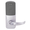 CO200-CY-70-PR-SPA-RD-626 Schlage Standalone Cylindrical Electronic Magnetic Stripe Reader Locks in Satin Chrome