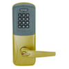 CO200-CY-70-PRK-ATH-GD-29R-606 Schlage Standalone Cylindrical Electronic Proximity with Keypad Locks in Satin Brass