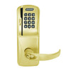 CO200-MS-70-MSK-SPA-GD-29R-605 Mortise Electronic Swipe with Keypad Locks in Bright Brass