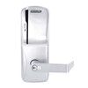 CO200-MD-40-MS-RHO-RD-625 Mortise Deadbolt Standalone Electronic Magnetic Stripe Locks in Bright Chrome