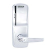 CO200-MD-40-MS-ATH-RD-625 Mortise Deadbolt Standalone Electronic Magnetic Stripe Locks in Bright Chrome