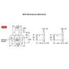 Olympus R078-KA4T2-US4 R Series Cabinet Lock Diamond Back Drawer Lock in Satin Brass