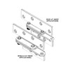 B1923-US2G Adams Rite Reinforcing Pivots in Zinc Plated