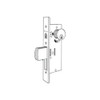 MS1851SN-415-628 Adams Rite ANSI Deadbolt Radius faceplate in Clear Anodized