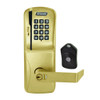 CO220-CY-75-MSK-RHO-RD-606 Schlage Standalone Classroom Lockdown Solution Cylindrical Swipe with Keypad locks in Satin Brass