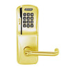 CO250-CY-40-MSK-TLR-RD-606 Schlage Privacy Rights on Magnetic Stripe with Keypad Cylindrical Locks in Satin Brass