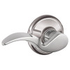 F40-AVA-625 Schlage F Series - Avanti Lever style with Privacy Lock Function in Bright Chrome