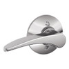 F40-MNH-625 Schlage F Series - Manhattan Lever style with Privacy Lock Function in Bright Chrome