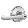 F80-VLA-626 Schlage F Series - Avila Lever style with Storeroom Lock Function in Satin Chrome