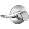 F40-SAC-625 Schlage F Series - Sacramento Lever style with Privacy Lock Function in Bright Chrome